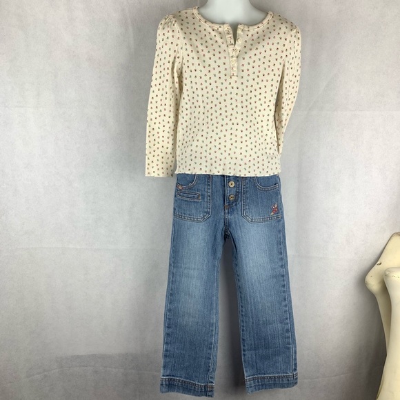 Osh Kosh girls long sleeve top. Size 5 - Picture 6 of 7